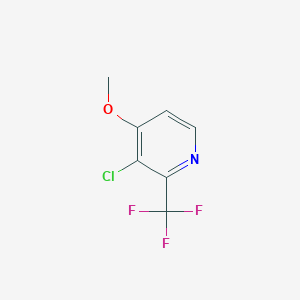 3-Chloro-4-methoxy-2-(trifluoromethyl)pyridine - 1227516-67-7