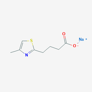 Sodium 4-(4-methyl-1,3-thiazol-2-yl)butanoate - 1803567-52-3