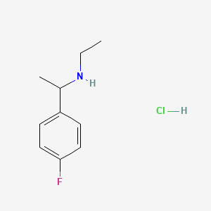 Ethyl[1-(4-fluorophenyl)ethyl]amine hydrochloride - 766529-23-1