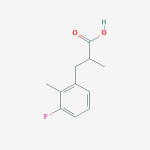 3-(3-Fluoro-2-methylphenyl)-2-methylpropanoic acid - 1525405-41-7