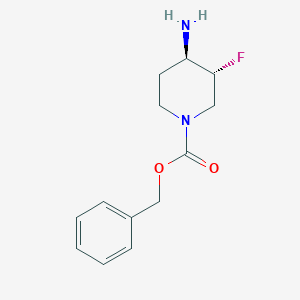 Benzyl (3R,4R)-4-amino-3-fluoropiperidine-1-carboxylate - 1268520-05-3