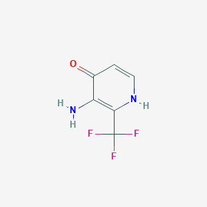 3-Amino-4-hydroxy-2-(trifluoromethyl)pyridine - 1227581-79-4