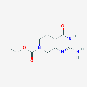 Ethyl 2-amino-4-hydroxy-5,6-dihydropyrido[3,4-d]pyrimidine-7(8H)-carboxylate - 1241674-70-3