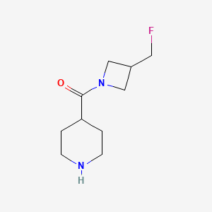 (3-(Fluoromethyl)azetidin-1-yl)(piperidin-4-yl)methanone - 2091621-28-0