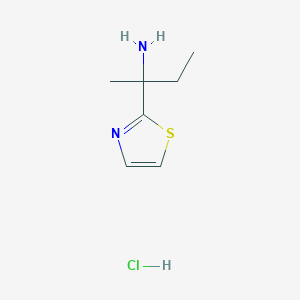 2-(1,3-Thiazol-2-yl)butan-2-amine hydrochloride - 1334147-82-8