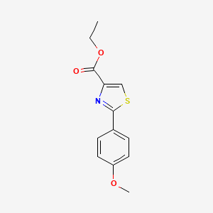 Ethyl 2-(4-methoxyphenyl)thiazole-4-carboxylate - 57677-79-9