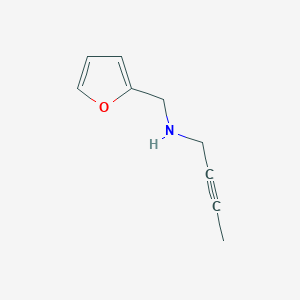 N-(furan-2-ylmethyl)but-2-yn-1-amine - 371236-74-7