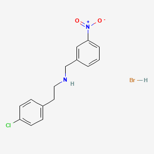 [2-(4-Chlorophenyl)ethyl](3-nitrobenzyl)amine hydrobromide - 1609400-30-7