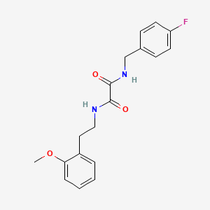 N1-(4-fluorobenzyl)-N2-(2-methoxyphenethyl)oxalamide - 920393-14-2