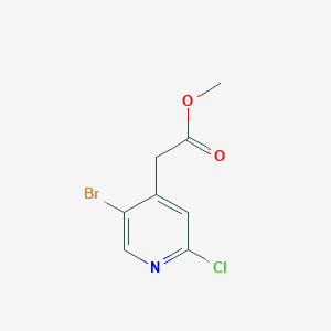 Methyl 2-(5-bromo-2-chloropyridin-4-yl)acetate - 1807013-19-9