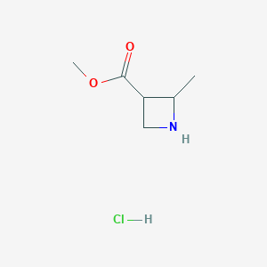 Methyl 2-methylazetidine-3-carboxylate hydrochloride - 1638761-38-2