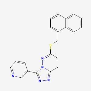 3-(6-{[(naphthalen-1-yl)methyl]sulfanyl}-[1,2,4]triazolo[4,3-b]pyridazin-3-yl)pyridine - 868969-22-6