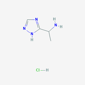 1-(1H-1,2,4-triazol-3-yl)ethan-1-amine hydrochloride - 1427379-43-8