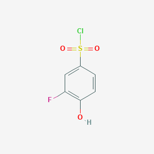 3-Fluoro-4-hydroxybenzenesulfonyl chloride - 1026456-51-8