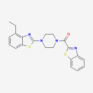 Benzo[d]thiazol-2-yl(4-(4-ethylbenzo[d]thiazol-2-yl)piperazin-1-yl)methanone - 897476-52-7