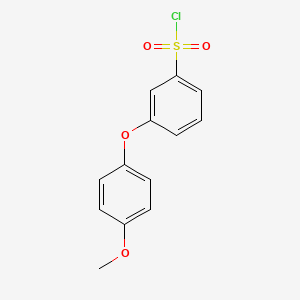 [3-(4-Methoxyphenoxy)phenyl]sulfonyl chloride - 874959-95-2