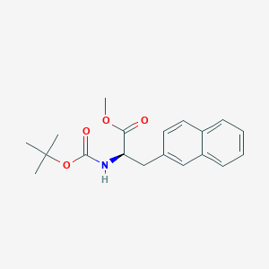 (R)-Methyl 2-((tert-butoxycarbonyl)amino)-3-(naphthalen-2-yl)propanoate - 123795-41-5