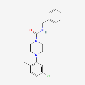 N-benzyl-4-(5-chloro-2-methylphenyl)piperazine-1-carboxamide - 553657-31-1