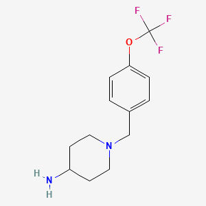 1-[4-(Trifluoromethoxy)benzyl]piperidin-4-amine - 1279219-09-8