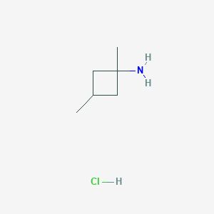 1,3-Dimethylcyclobutan-1-amine hydrochloride - 2172496-33-0