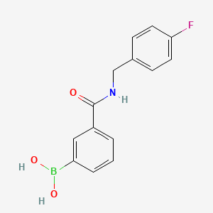 3-(4-Fluorobenzylcarbamoyl)phenylboronic acid - 874288-19-4