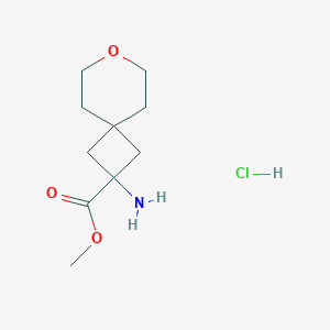 Methyl 2-amino-7-oxaspiro[3.5]nonane-2-carboxylate;hydrochloride - 2408965-30-8