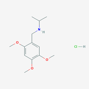 (Propan-2-yl)[(2,4,5-trimethoxyphenyl)methyl]amine hydrochloride - 1158632-50-8