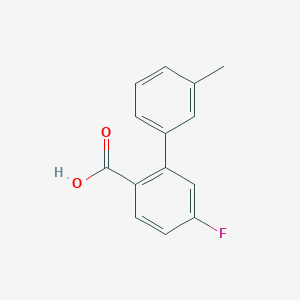 4-Fluoro-2-(3-methylphenyl)benzoic acid - 1183644-12-3