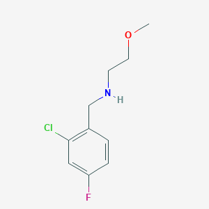 [(2-Chloro-4-fluorophenyl)methyl](2-methoxyethyl)amine - 1020960-15-9